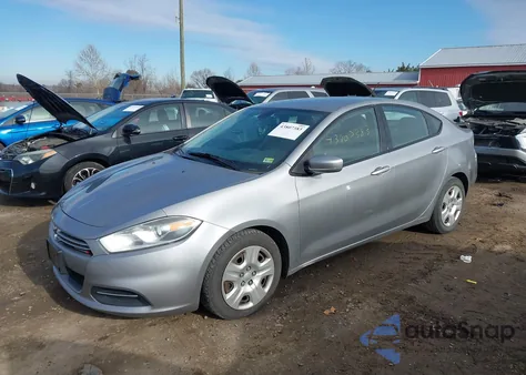 2016 Dodge Dart Se from USA, damaged, VIN 1C3CDFAA6GD564741